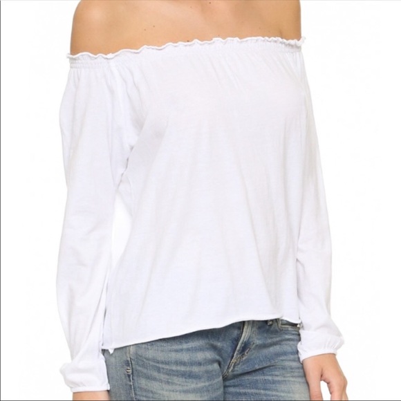 Chaser Off Shoulder shirred boho Pink top size XS - Picture 14 of 14